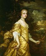 Sir Peter Lely Portrait of Frances Theresa Stuart, Duchess of Richmond and Lennox oil painting on canvas